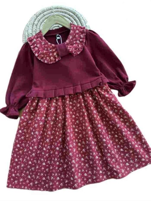 پیراهن دخترانه می گل