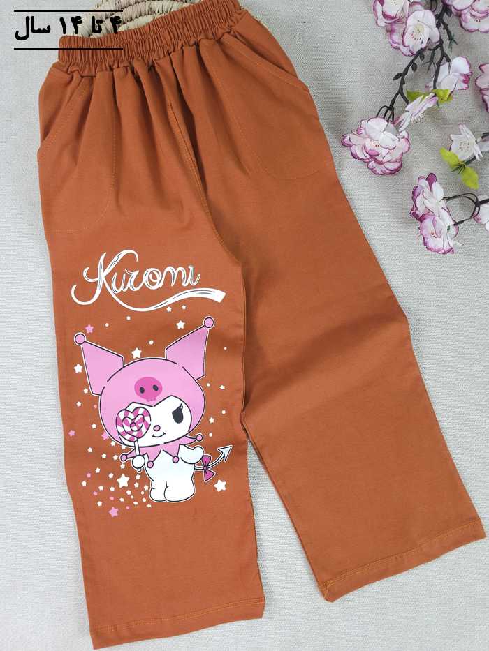 تیشرت و شلوار دخترانه کرومی آبنباتی - تصویر 4