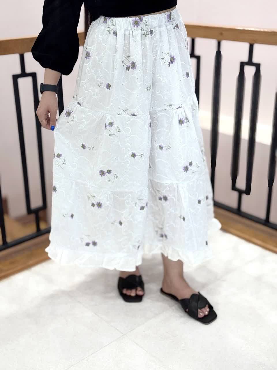 دامن دخترانه خامه دوزی - تصویر 3