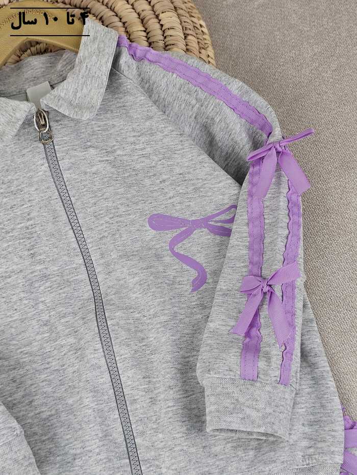 سیوشرت و شلوار دخترانه پاپیونی - تصویر 3