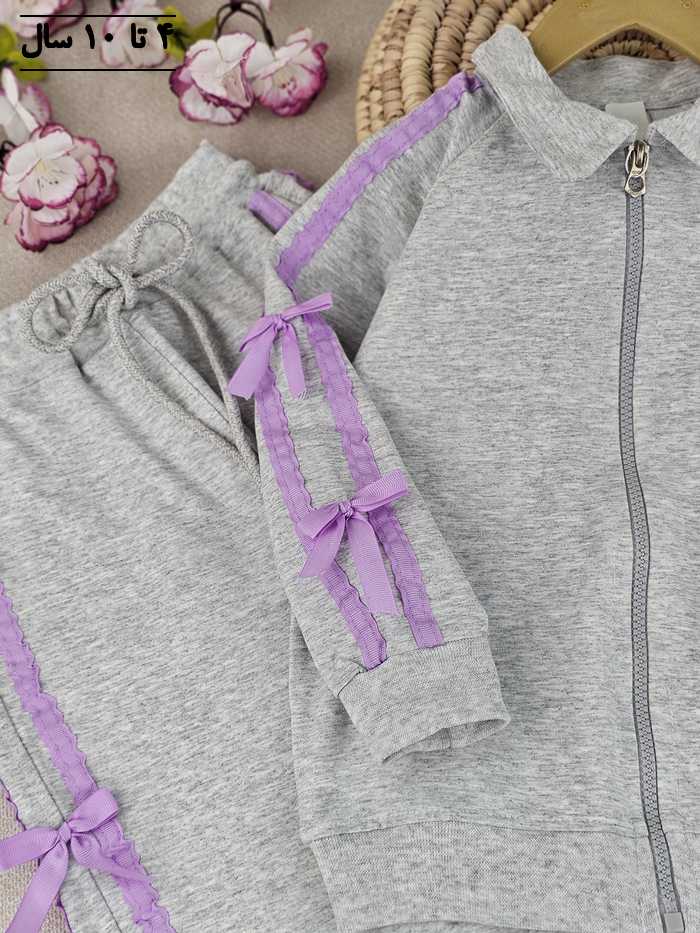 سیوشرت و شلوار دخترانه پاپیونی - تصویر 4