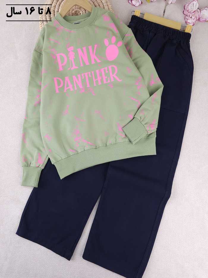 بلوز و شلوار اسپرت پلنگ صورتی - تصویر 4