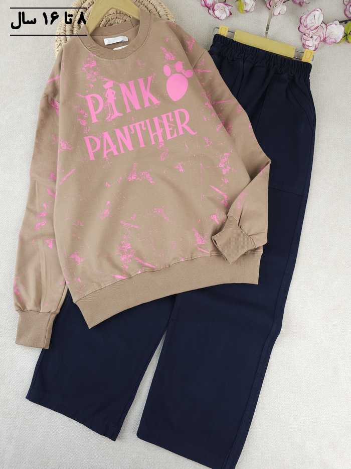 بلوز و شلوار اسپرت پلنگ صورتی - تصویر 5