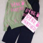 بلوز و شلوار اسپرت پلنگ صورتی