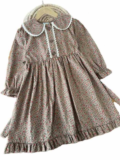 پیراهن دخترانه هایلین همراه با گیره