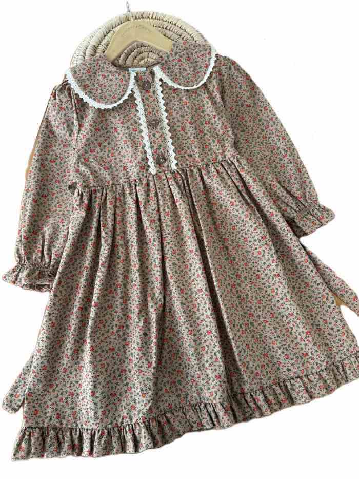 پیراهن دخترانه هایلین همراه با گیره