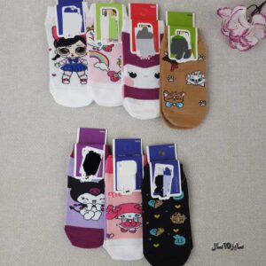 جوراب مچی دخترانه عروسکی