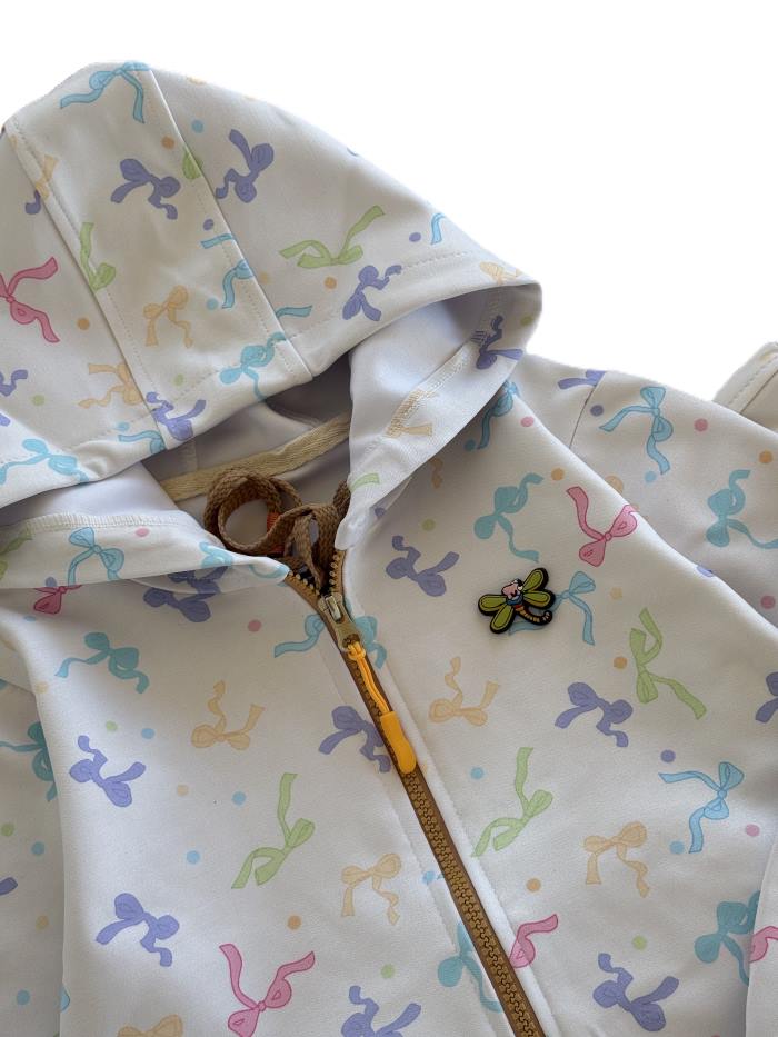 سوییشرت و شلوار دخترانه تمام چاپ پاپیون - تصویر 3