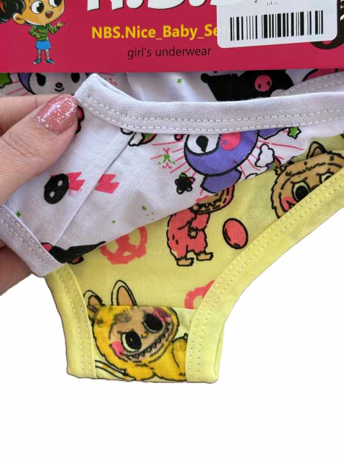 شورت اسلیپ دخترانه چاپ کرومی - تصویر 4