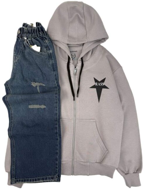 سویشرت اسپرت طرح ستاره