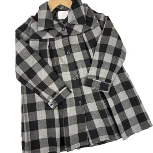 پیراهن چهارخونه دخترانه