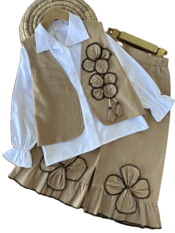 سه تیکه دخترانه بیرونی گلابل - تصویر 4