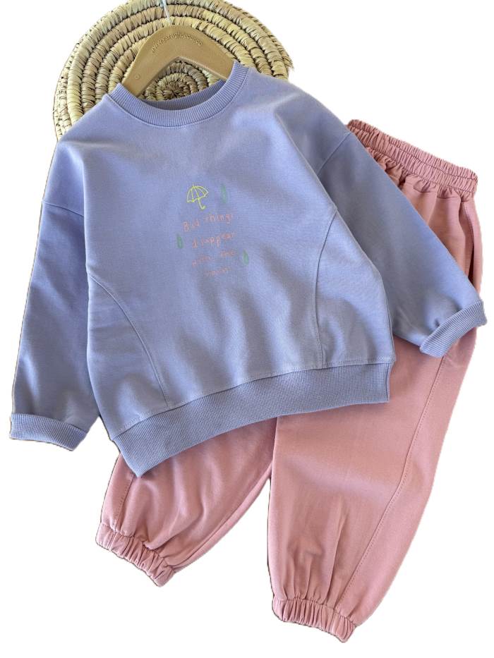 بلوز شلوار منزلی دخترانه دلان - تصویر 3