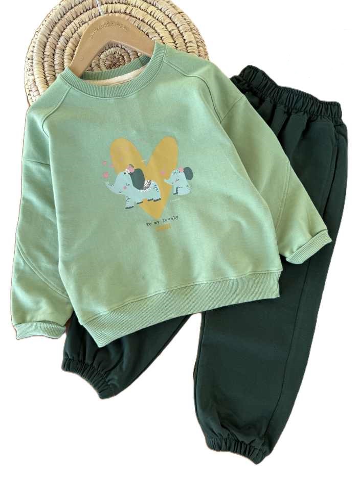 بلوز شلوار منزلی دخترانه دلان - تصویر 4