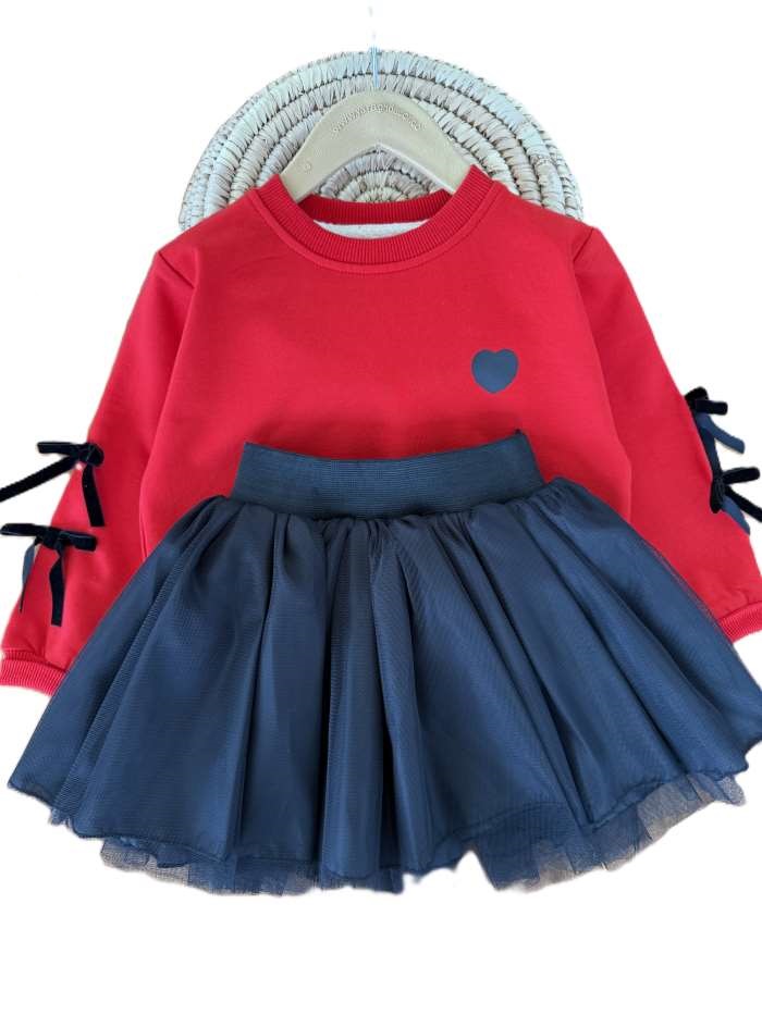 کراپ و دامن بیرونی نیلگون - تصویر 2