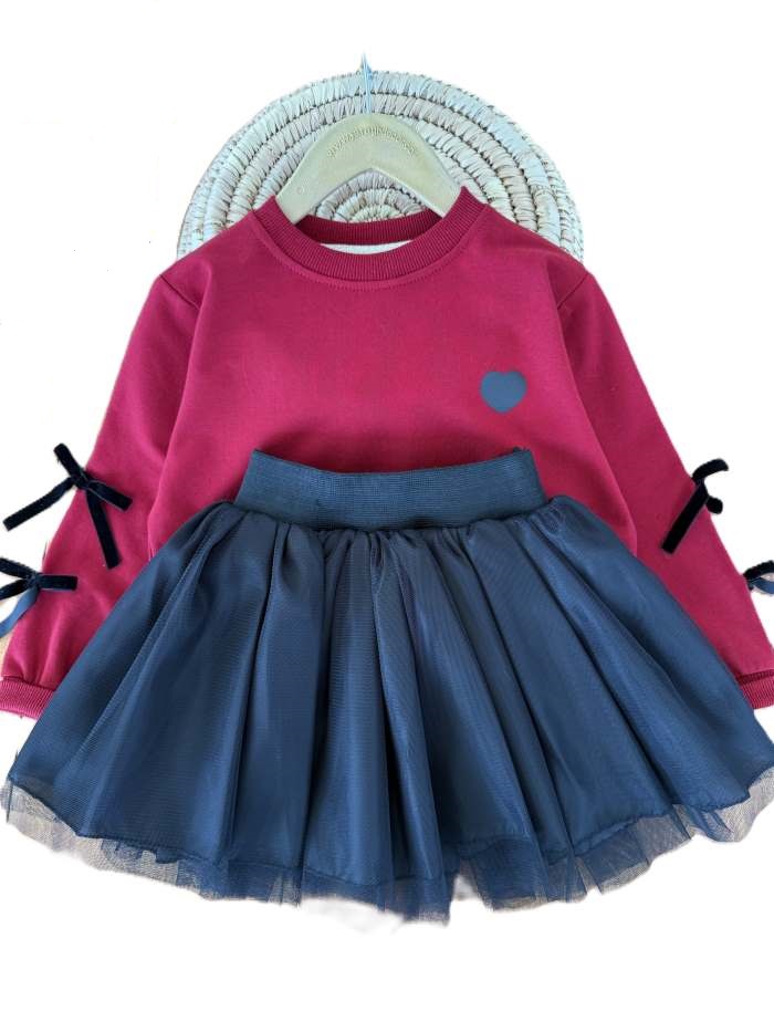 کراپ و دامن بیرونی نیلگون - تصویر 3