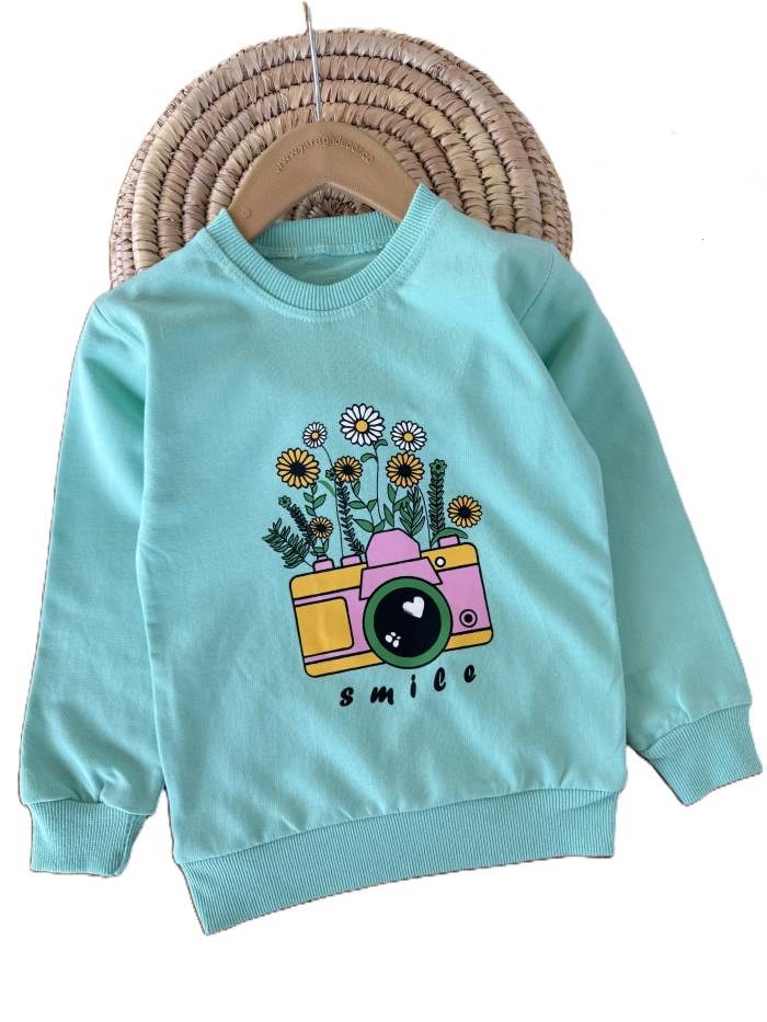 بلوز تک دورس دخترانه Smile - تصویر 4