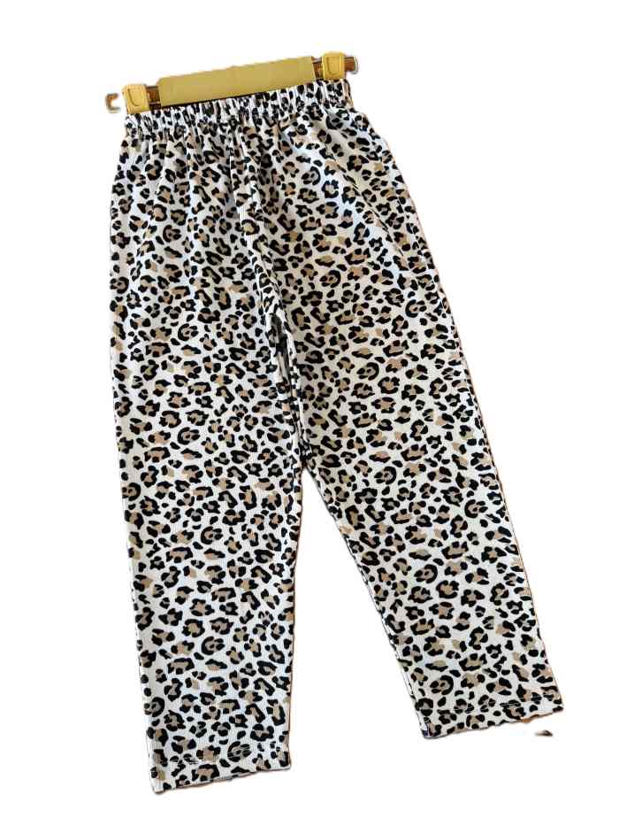 شلوار فانریپ دخترانه پلنگی - تصویر 4