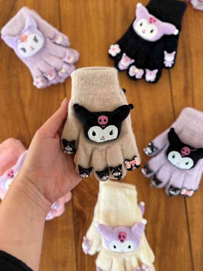 دستکش دخترانه کرومی - تصویر 4