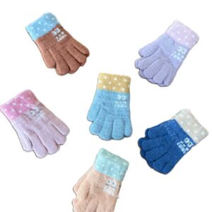دستکش دخترانه خال خالی