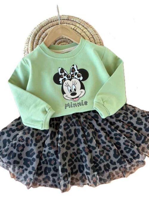 کراپ و دامن بیرونی دخترانه Minnie