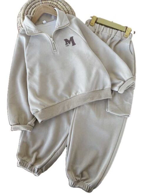 بلوز و شلوار نیم زیپ نخ پنبه دورس وارداتی