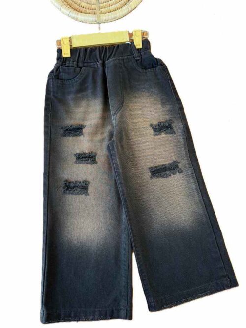 شلوار جین نیم بگ اسپرت سپند