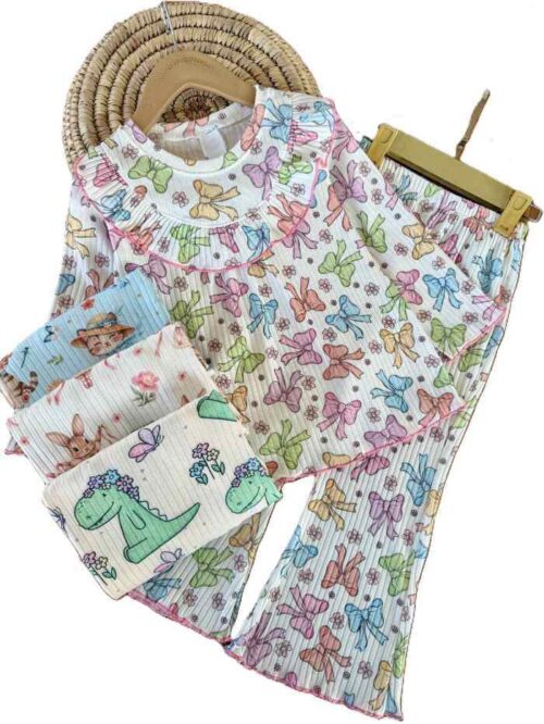 ست بلوز و شلوار خواب دخترانه شیوا