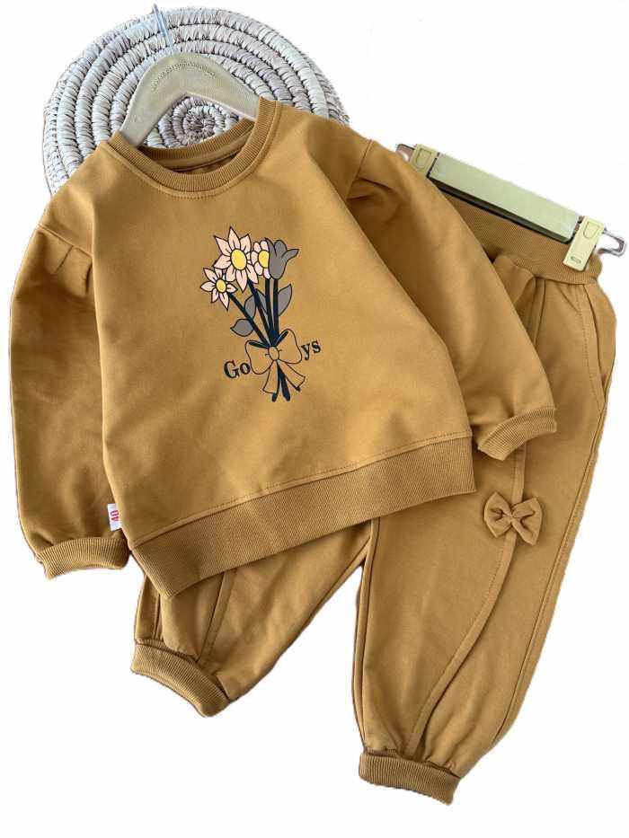 بلوز و شلوار دورس دخترانه آفتابگردان - تصویر 4