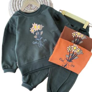 بلوز و شلوار دورس دخترانه آفتابگردان