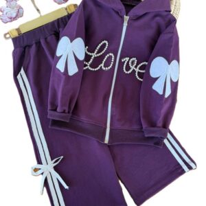 سیوشرت و شلوار دورس دخترانه مرواریدی