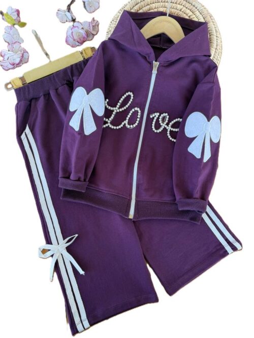 سیوشرت و شلوار دورس دخترانه مرواریدی