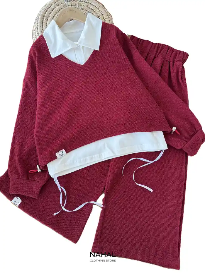 سه تیکه بیرونی دخترانه هلن - تصویر 4