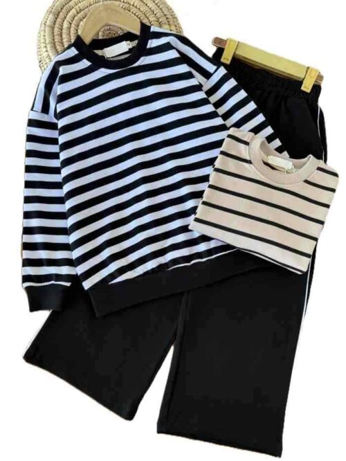 بلوز و شلوار دورس اسپرت راه راه