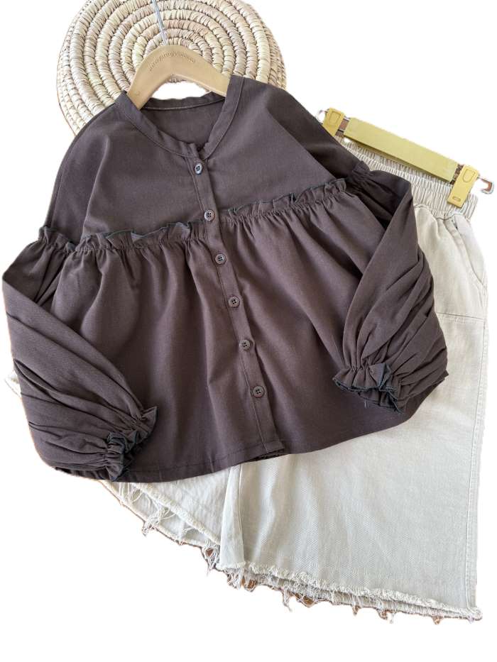 شومیز و شلوارک بیرونی دخترانه مانلی