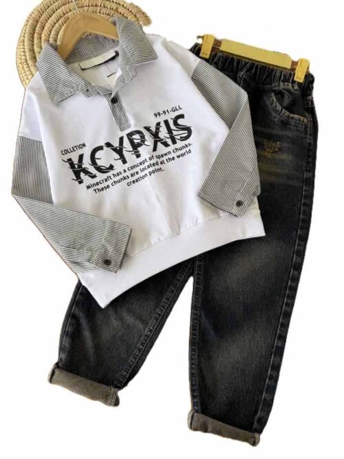 بلوز پسرانه یقه دار