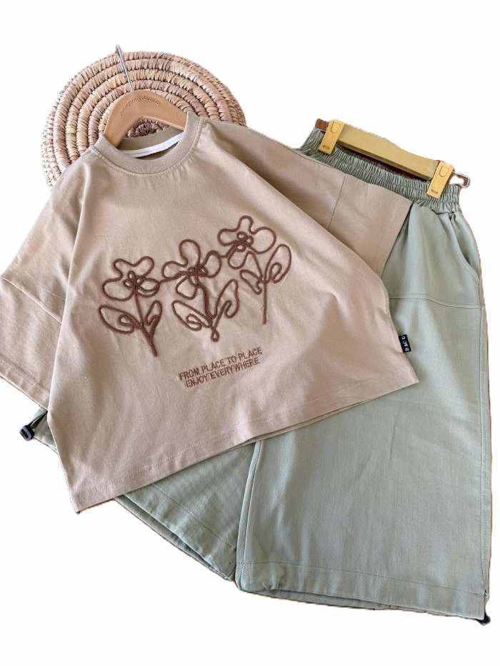 کراپ و شلوارک بیرونی دخترانه هانیا