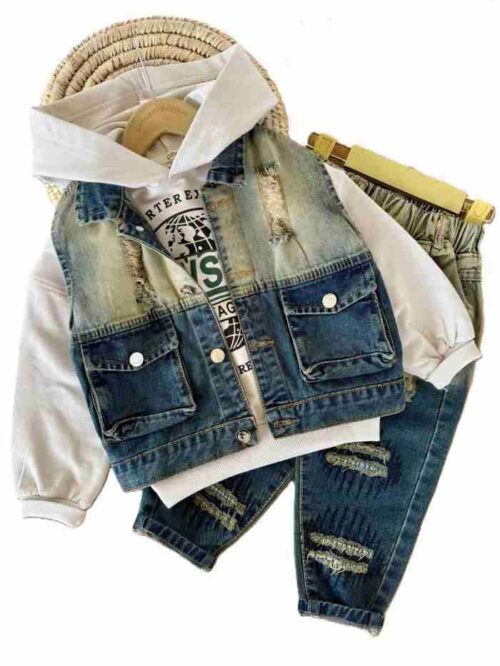 سه تیکه جین بیرونی پسرانه یاشار