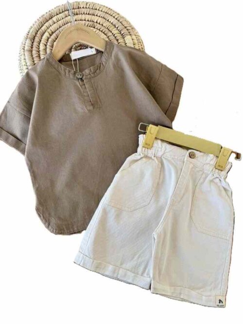 پیراهن و شلوارک بیرونی پسرانه بهنود