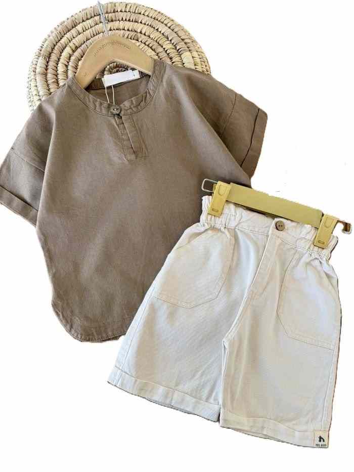 پیراهن و شلوارک بیرونی پسرانه بهنود