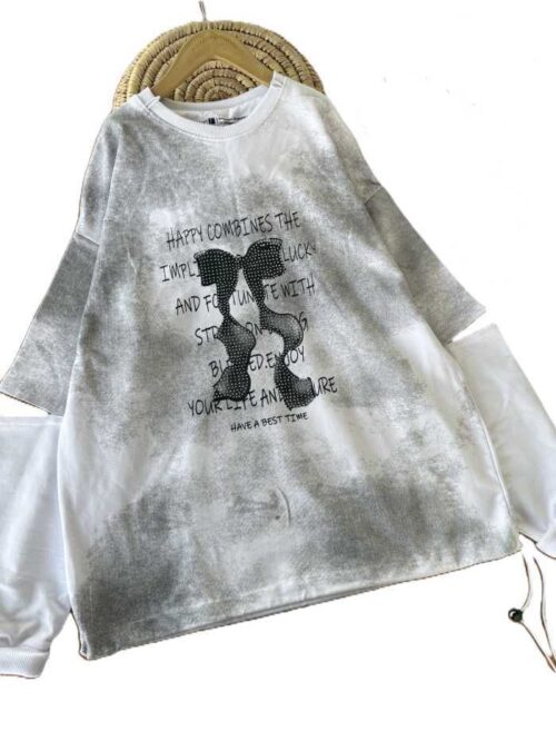 کراپ دخترانه پاپیونی