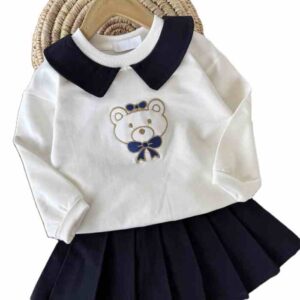 بلوز و دامن پاپیون خرس