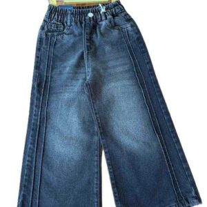 شلوار جین بگ دخترانه دو لاینی