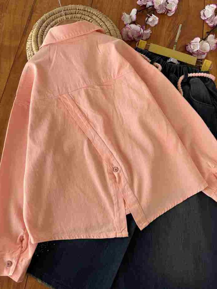 شومیز و شلوار واید دخترانه پروانه - تصویر 5