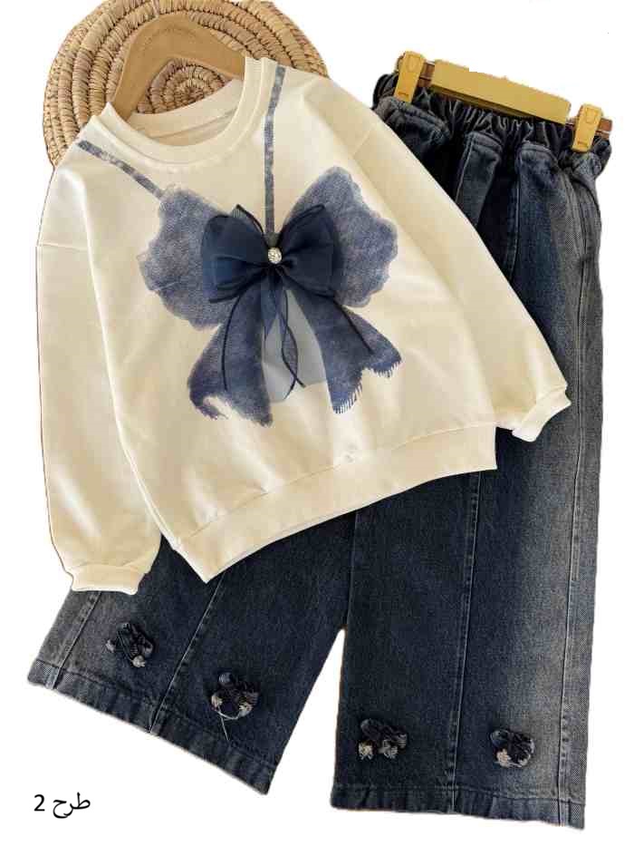 کراپ و شلوار بیرونی دخترانه ماهرو