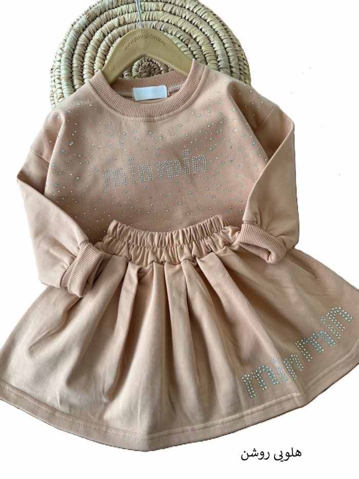 کراپ و دامن دخترانه min min - تصویر 3