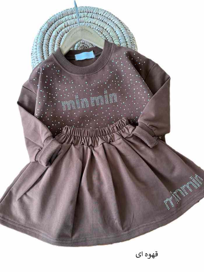 کراپ و دامن دخترانه min min - تصویر 4