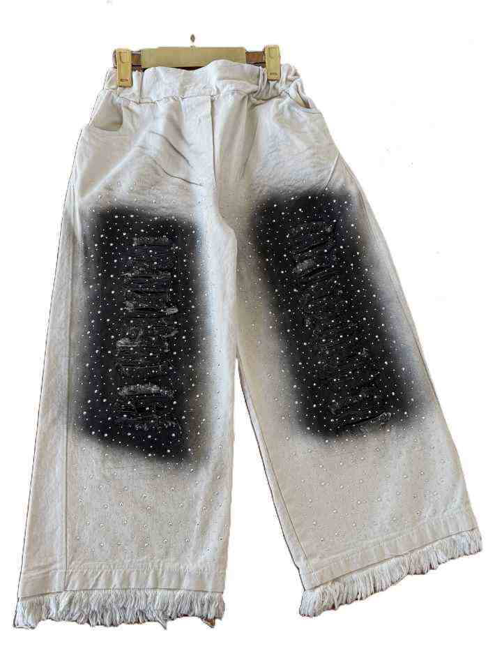 کراپ شلوار دخترانه الناز - تصویر 5