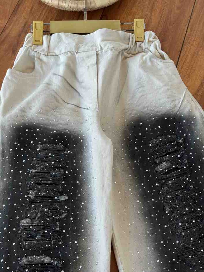 کراپ شلوار دخترانه الناز - تصویر 6