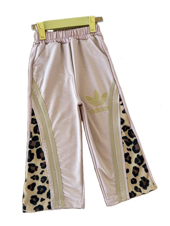 کراپ و شلوار پنبه گلکسی دخترانه addidas - تصویر 6